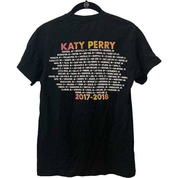 Katy Perry Concert Graphic T-Shirt Black Adult Sz Small Witness Tour 2017-2018 - Picture 3 of 8